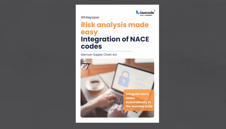 Risk analysis made easy: Integration of NACE codes