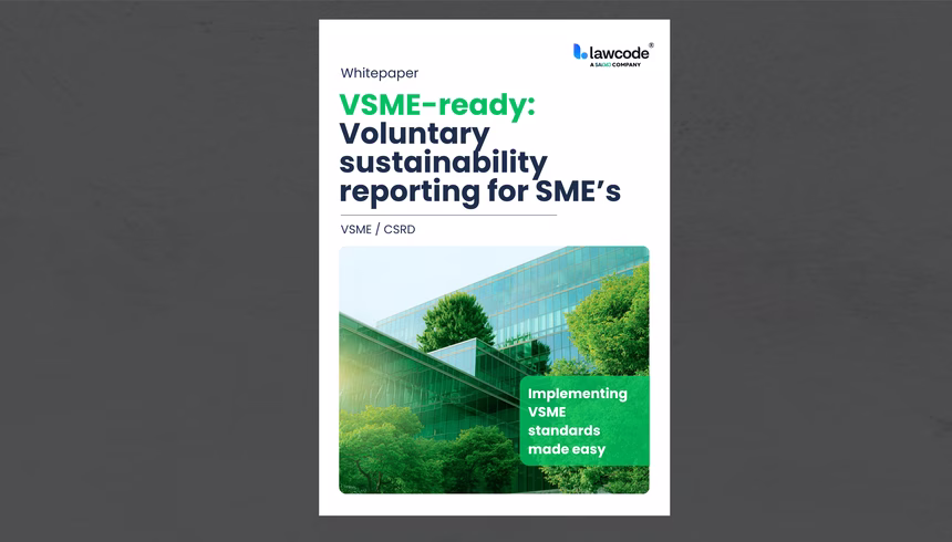 VSME: Voluntary sustainability reporting for SMEs